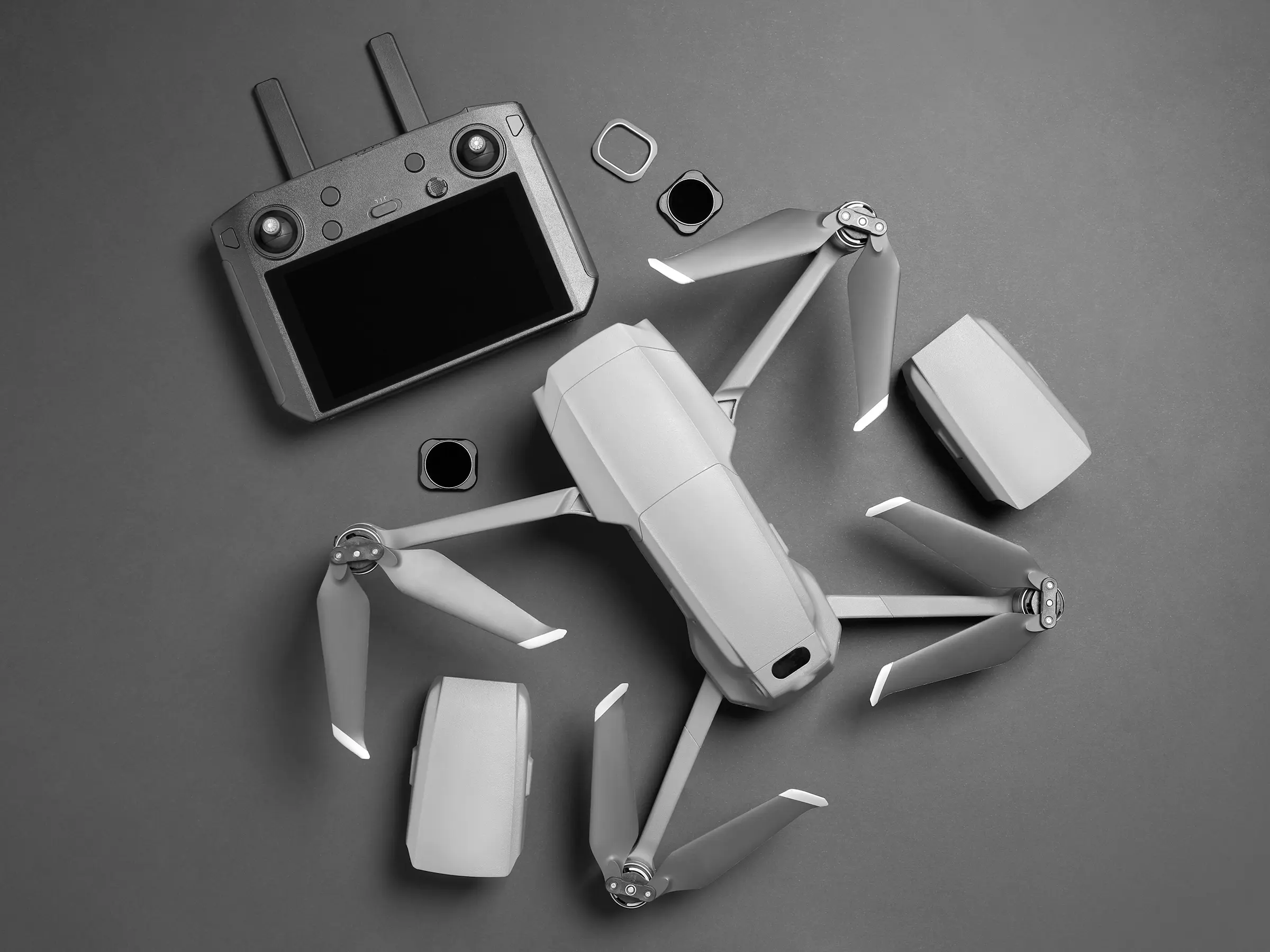 Drohne mit Zubehör